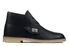 Clarks Mens Desert Boot Navy Leather 26162400