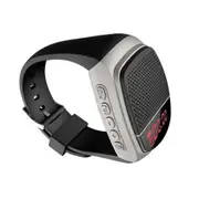New Watch Bluetooth Speaker Outdoor Sports FM Support Tf Card Watch Bluetooth Speaker Wrist Watch Radio silver gray