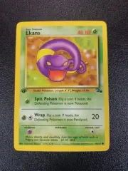 Ekans 46/62 Fossil Set 1st Edition Pokémon TCG 1999 WoTC Vintage