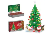 Advent Calendar 2024 Christmas Tree Building Toy Set with Light