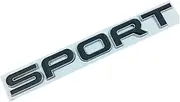 BHUTMPJK 3D Car Rear Trunk Emblem Badge Logo Sticker Sport Emblem Fit for Land Rover Discovery Range Rover Evoque Sport HSE SE V8 Accessories(Black Silver)