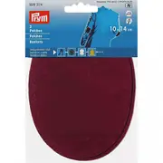 Prym Imitation Suede Elbow Patches Wine - per pack of 2