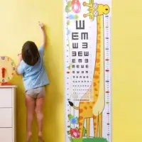 在飛比找momo購物網優惠-【兒童身高成長紀錄量尺壁貼】兒童身高成長紀錄量尺壁貼