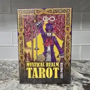 Mystical Realm Tarot – 78-Card Deck, Stunning Artwork, QR Guide | NEW & Sealed