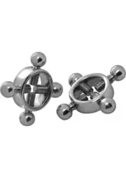 Master Series - Rings of Fire Stainless Steel Nipple Press Set (AD542)