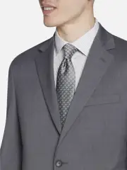 Kenneth Cole Men's Charcoal Stretch Slim Fit Nested Sport Coat 44L yde1224