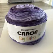 Caron Big Cakes Yarn Grape Jelly 10.5 oz Medium 4 Weight Purple