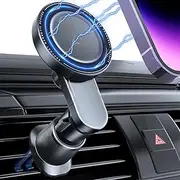 Holdersafe Car Magnetic Phone Mount for Magsafe Magnetic Car Phone Holder [Easily Install] with 20 Powerful Magnet for Car Air Vent Compatible iPhone 14 13 12 Pro Plus Max Mini MagSafe Case