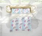 3D Rabbit Balloon Cartoon Pattern Quilt Cover Set Bedding Sets Pillowcases Queen