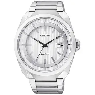 【CITIZEN 星辰】光動能直紋時尚男錶(AW1010-57B)