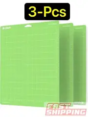 3pc Standard Grip Cutting Mat for Cricut Maker 12x12 inchAdhesive Sticky Replace