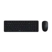 Rapoo 9320M Wireless Compact, Slim Keyboard and Mouse Combo, Black AU