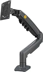 Ergosolid PC Monitor Stand, Ergonomic Gas Spring Articulated Arm, 17-30 Inches, VESA 75mm and 100mm, 360° Rotatable