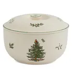 Spode Christmas Tree Round Covered Casserole