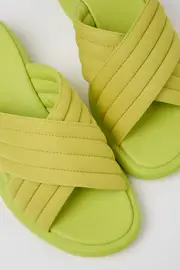 Spiro Green textile sandals for women