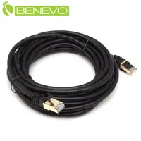 在飛比找PChome24h購物優惠-BENEVO 5米 CAT7鍍金接頭超高速網路短線