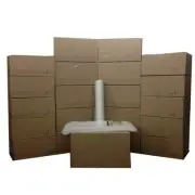 Basic Moving Box Kit - 20 Boxes (10 Medium/10 Small) plus Supplies Included