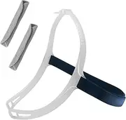 Headgear with Frame Replacement for ResMed Swift FX Nasal Pillows Mask, Comfortable CPAP Mask Head Strap Including Adjustable Silicone Frame & Back Headgear & 2 Strap Wraps