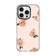 iPhone 16 Pro Clear Case MagSafe Compatible Garden Rose