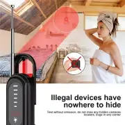 Hidden Camera Scanner Wireless Signal Scanner Infrared Travel Anti-Spy Detector