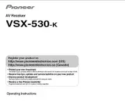 Pioneer VSX-530-K Receiver Owners Manual