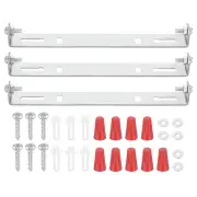 3 Set 150mm (5.9") Universal Light Fixture Mounting Bracket Kit with Screw
