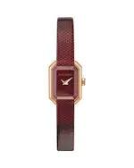 Ferragamo Crystal Petite Leather Watch, 15mm x 20mm
