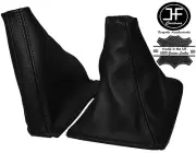 BLACK LEATHER GEAR BOOT & HANDBRAKE BOOT FITS NISSAN SKYLINE R32 1989-1994