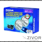 New NARVA 7" H4 Free Form Halogen Headlamp Conversion Kit 12V 60/55W - 72002