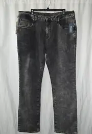 Buffalo David Bitton Ash Jeans Men's 38 x 32 Slim Fit Black NWT