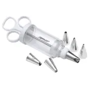 Avanti Stainless Steel Nozzles Syringe Icing with Plastic Storage Box Set of 7