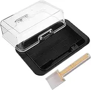 SECFOU 1 Set Butter Storage Box Butter Holder with Lid Butter Dish with Lid Butter Tray Butter Holder for Counter Butter Keeper Butter Container for Fridge