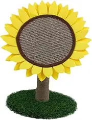 FIXOSHEE 1Pc Sunflower Cat Scratch Board Durable Cat Claw for Indoor Cats Material for Claw Grinding and Playtime Activities