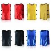 Unrestricted Movement Sports Training BIBS Vests for Football Soccer Rugby