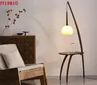 Floor Lamp With Table Coffee Storage Retro Mantis Sofa Standing Fishing Light