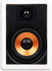 M-6S 2-Way In-Wall Speaker, 7.3"(W) by 10.7"(H) Cutout, Home Theater, Whole Hous