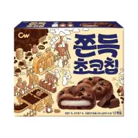 在飛比找蝦皮購物優惠-u 韓國🇰🇷CW可可豆風味QQ麻糬餅🍪 12入/盒