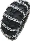 Snow Chains 4 x 8, 4 8 Heavy Duty V-BAR Snow Hog Set of 2