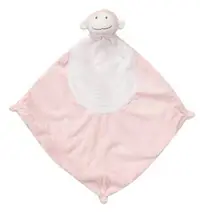 在飛比找樂天市場購物網優惠-美國Angel Dear 動物嬰兒安撫巾 粉紅小猴