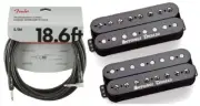 Seymour Duncan Black Winter 8 String Humbucker Guitar Pickup Set ( FENDER 18FT )