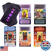 BWTY Tarot Cards Set with Guide Book and 7 Chakra Cards. Learning Tarot Cards
