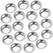 Vaguelly Stainless Steel Palette Small Round Paint Palette Mixing Tray for Watercolor Gouache Oil Painting