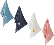 Beaupretty 4 Pcs Long Staple Towels Quick Drying Super Absorbent for Bathing Face Washing Burping Bath Accessories and Grey