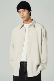 Lyocell Vent Shirt Ivory