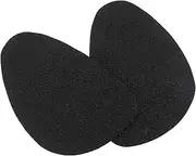 LIFKOME 4Pairs Non Slip Rubber Sole Pads Wear Resistant Protective Adhesive Footwear Inserts for High Heels and Boots Durable Wear Design for Outdoor Activities Black