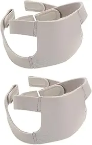 2pcs Mask Straps Full Nose Strap Accessories Straps Replacement Guard Head Band Mask Headband Strap Cloth Light Grey