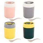 Mini Thermal Lunch Box for Kids Stainless Steel Plastic Vaccum Cup Breakfast Cup