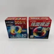 TDK 3.5" Floppy Disk Packs - MF-2HD-BMX10PS & MF2HD-256X10PN - 2HD 1.44MB 20pcs