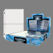 GuardHouse Shield 2 Pocket Banknote Album Pages for 3 and 4 Ring Binder 100 Pak