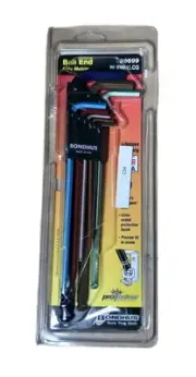 Standard Allen Wrench Set Color Coded 13 Piece Sae L-Shape Hex Key Set, 69637